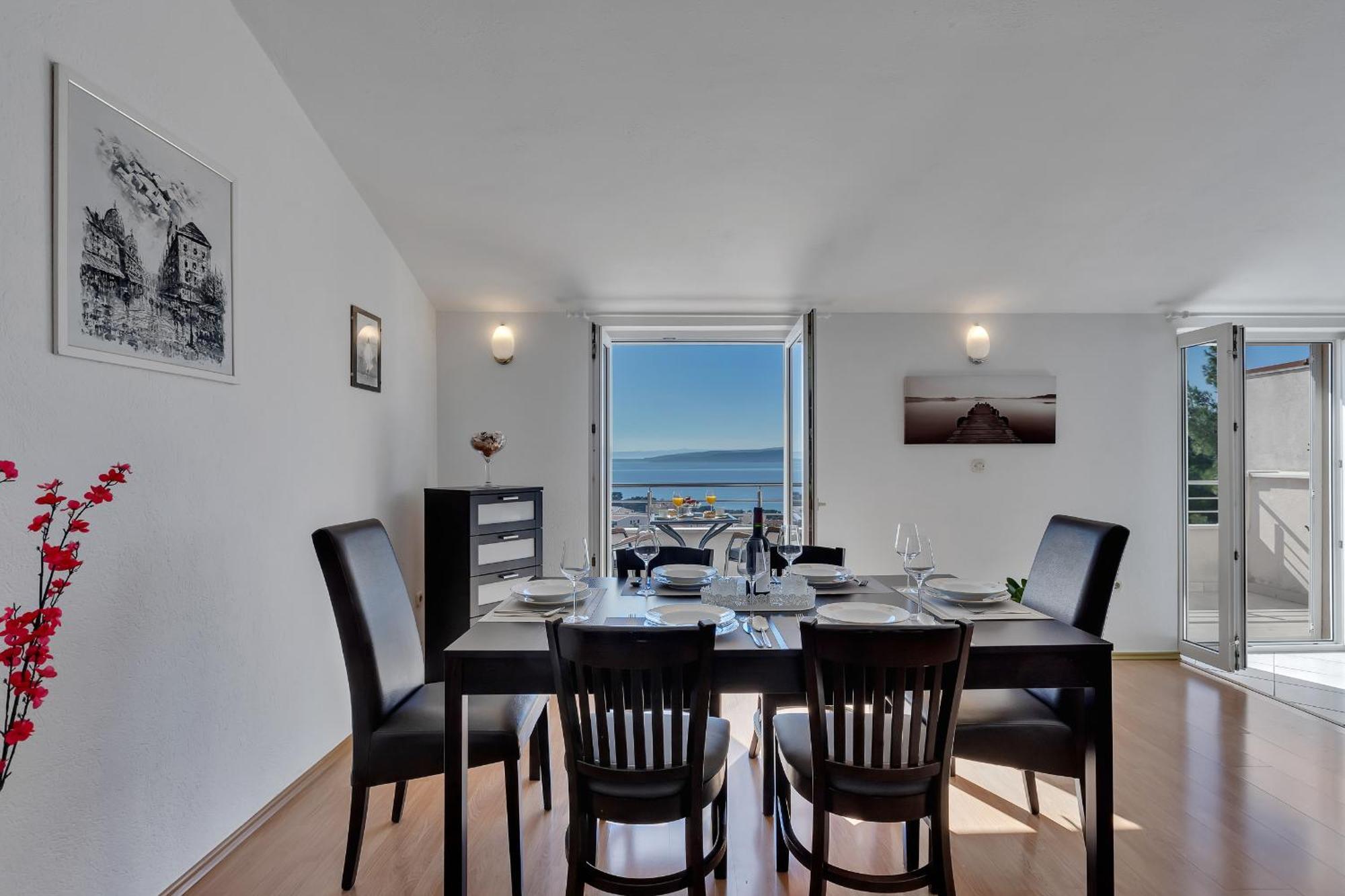 Apartman Sara Baška Voda Exteriér fotografie